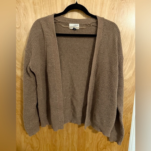 Universal Thread Taupe Knit Cardigan - Picture 1 of 3